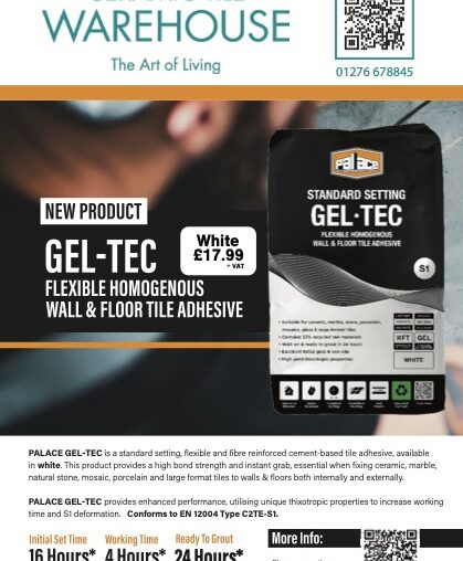 New Palace Gel-Tec Adhesive Now In Stock